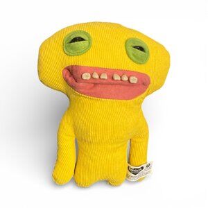 FUGGLER New Fuggs on the Block Yellow Plush Ugly Monster Smiley O'Riley 9"